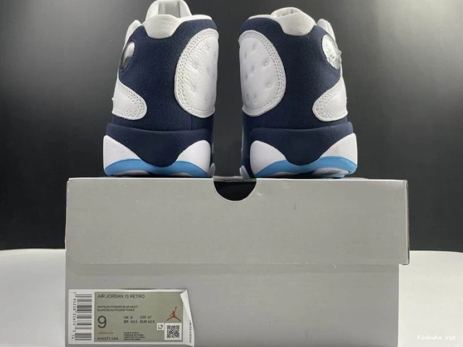 414571-144 Powder Dark Air Jordan 13 Blue 0820